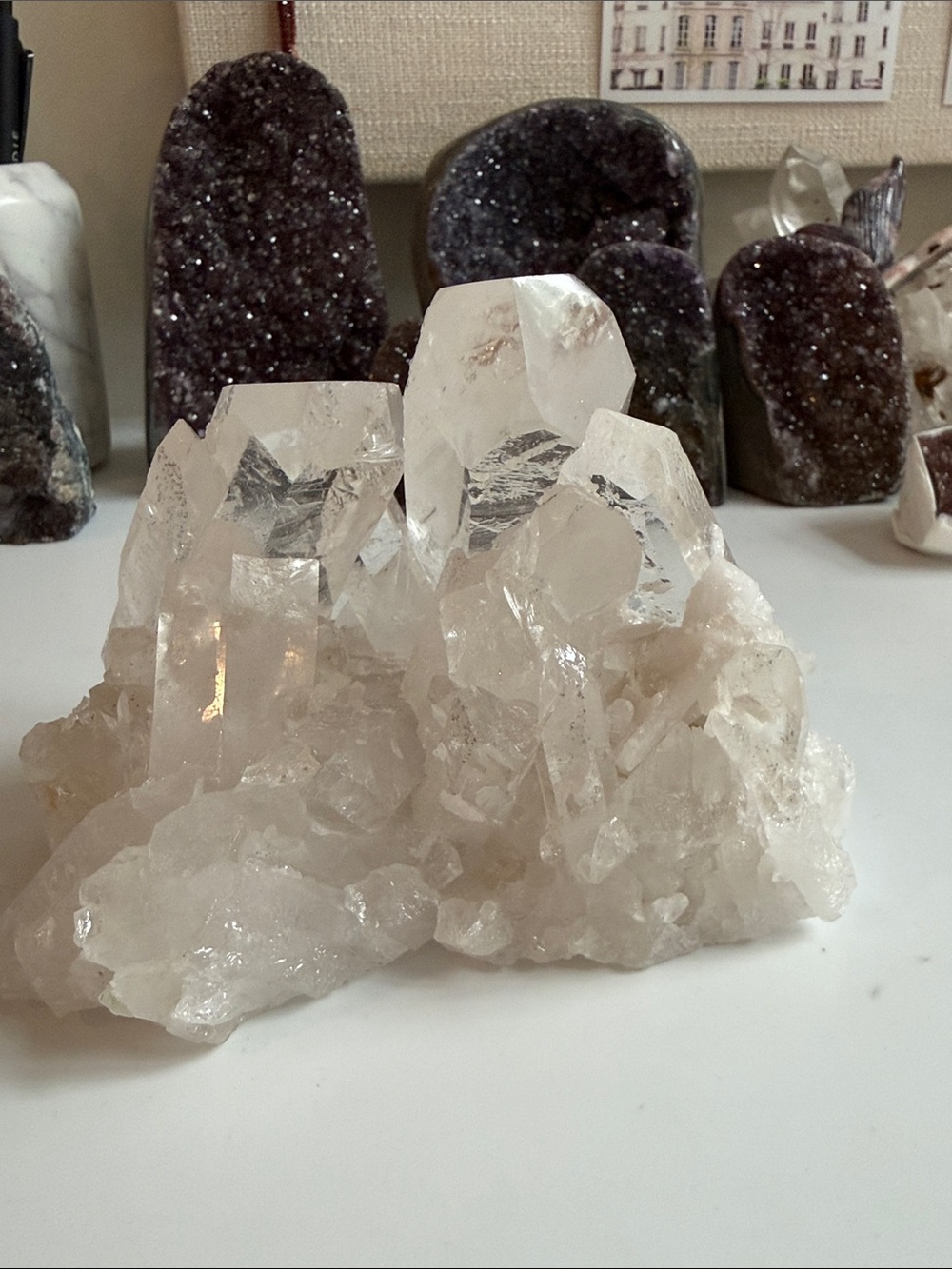 Beautiful Natural clear quartz cluster specimen from Brazil Natural Decor - Picture 12 of 12